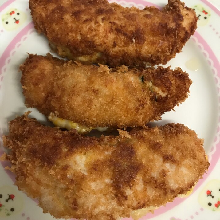 節約にもなる、鳥ささみのしそチーズ揚げ！